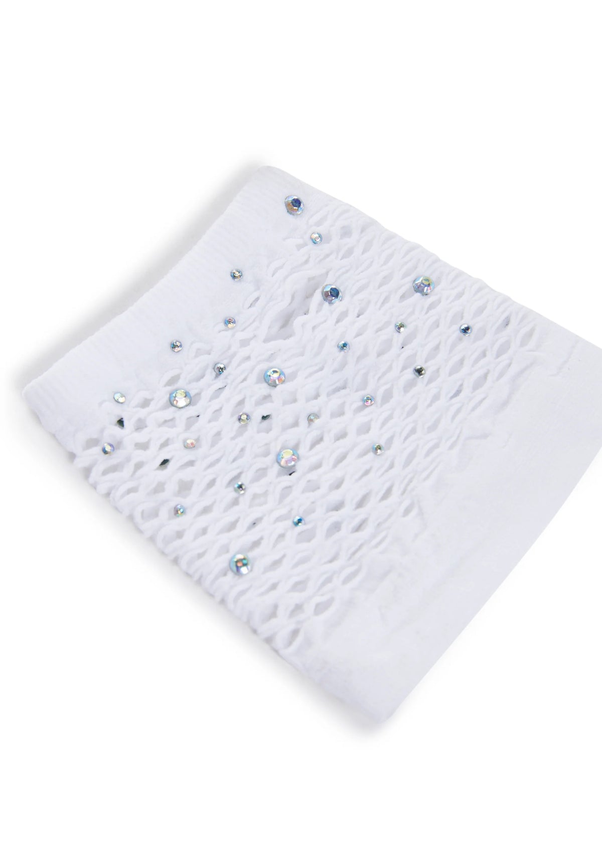 Artificial Friends Fishnet Gloves - White