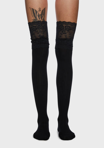 Sweetest Escape Thigh-High Socks