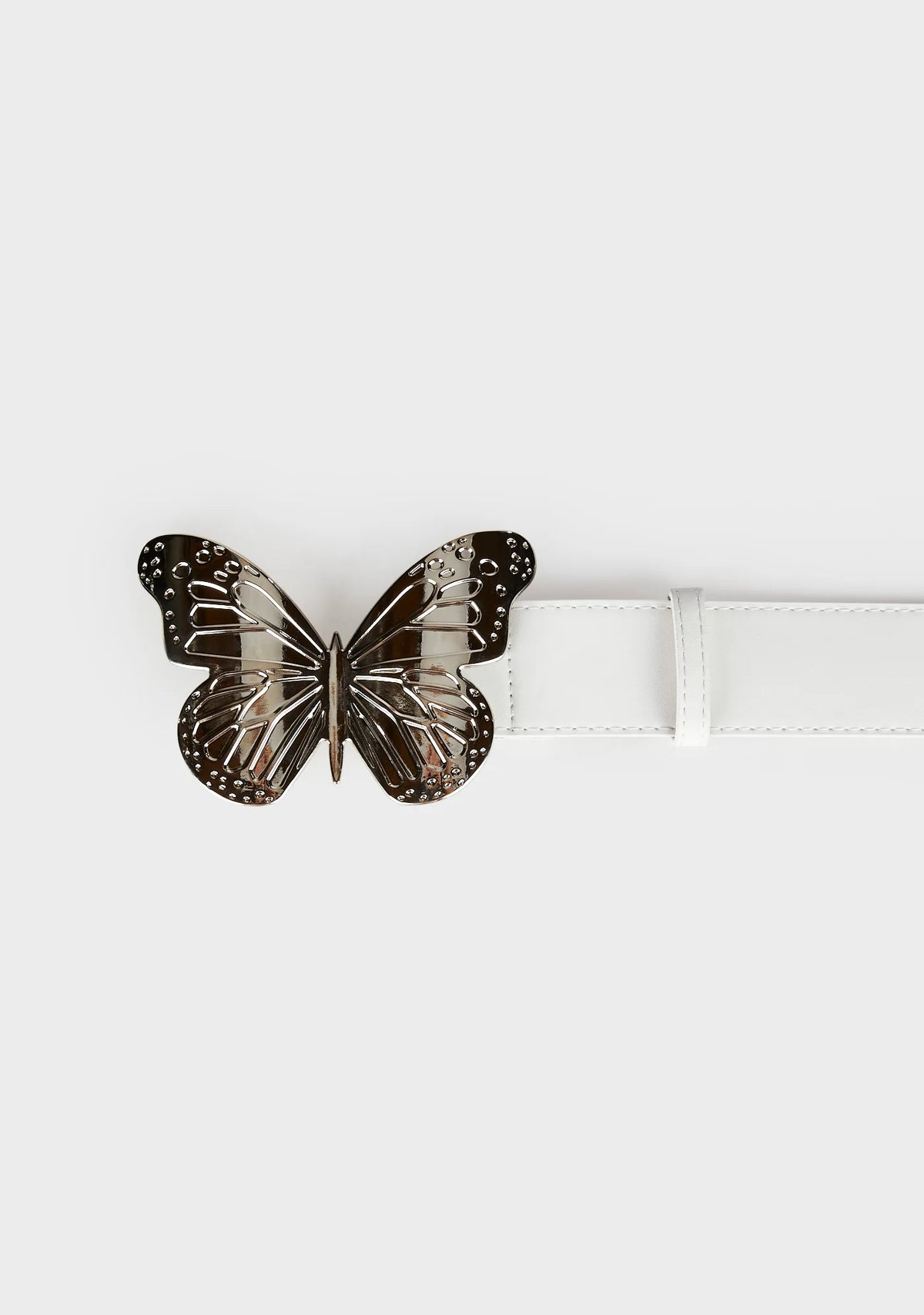 Wild Escape Butterfly Belt - White