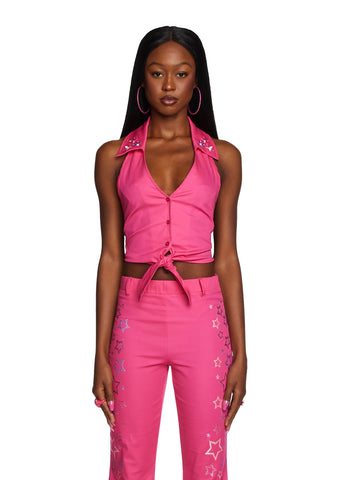 Total Superstar Halter Top