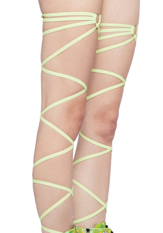 Vortex Vison Thigh Wraps- Yellow