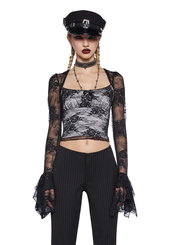 The Seventh Sense Crop Top - Off White