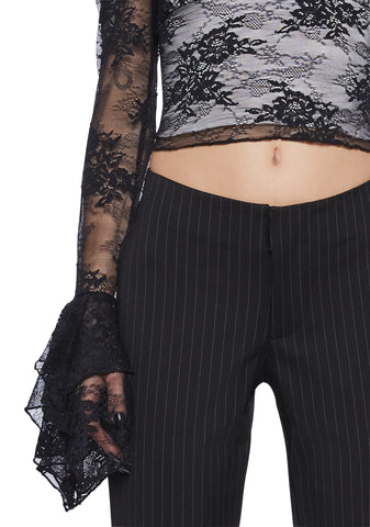 The Seventh Sense Crop Top - Off White