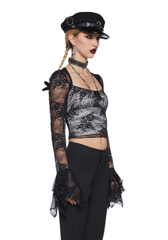 The Seventh Sense Crop Top - Off White