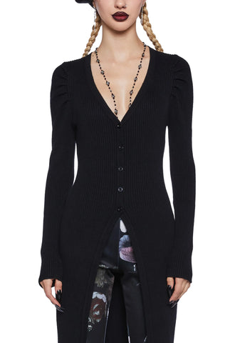 Tea Reader Knit Duster