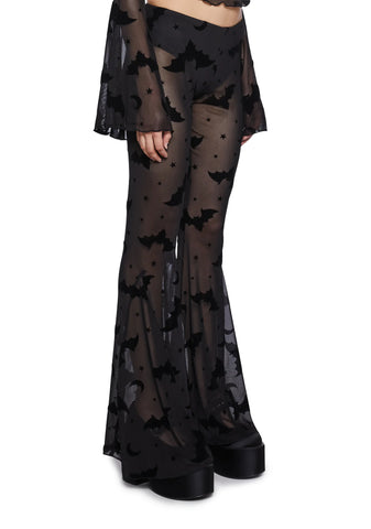 Sweetly Sinister Flared Pants