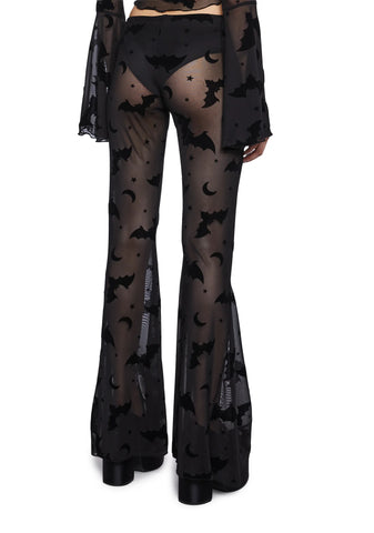 Sweetly Sinister Flared Pants