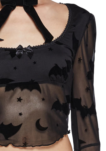 Sweetly Sinister Crop Top