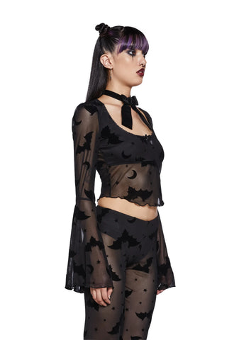 Sweetly Sinister Crop Top
