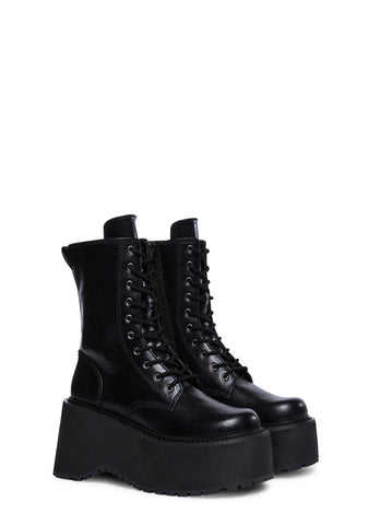 Grunge At Heart Combat Boots