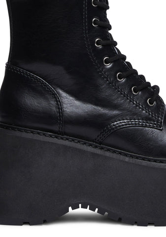 Grunge At Heart Combat Boots