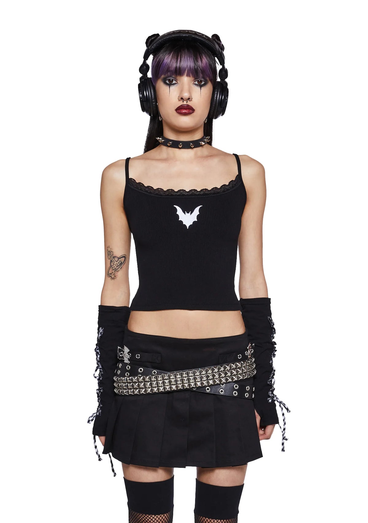 Reckless Type Cami Tank - Black