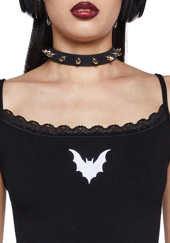 Reckless Type Cami Tank - Black