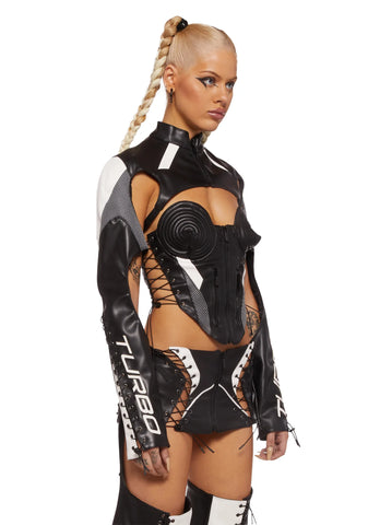 Turbo Moto Choker Jacket