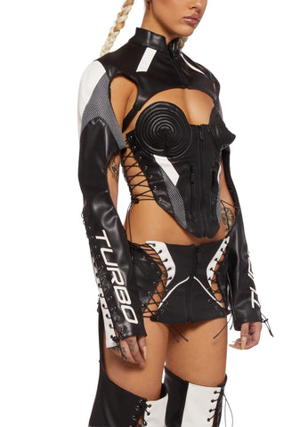 Turbo Moto Choker Jacket