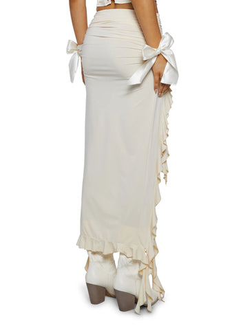 Rendezvous Midi Skirt - Canary