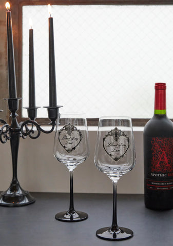 Heart's Vendetta Wine Glass Set