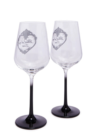 Heart's Vendetta Wine Glass Set