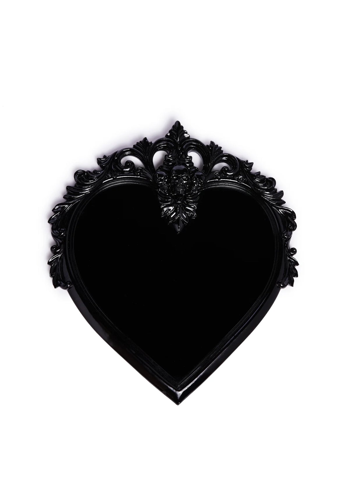 Macabre Shadows Heart Mirror