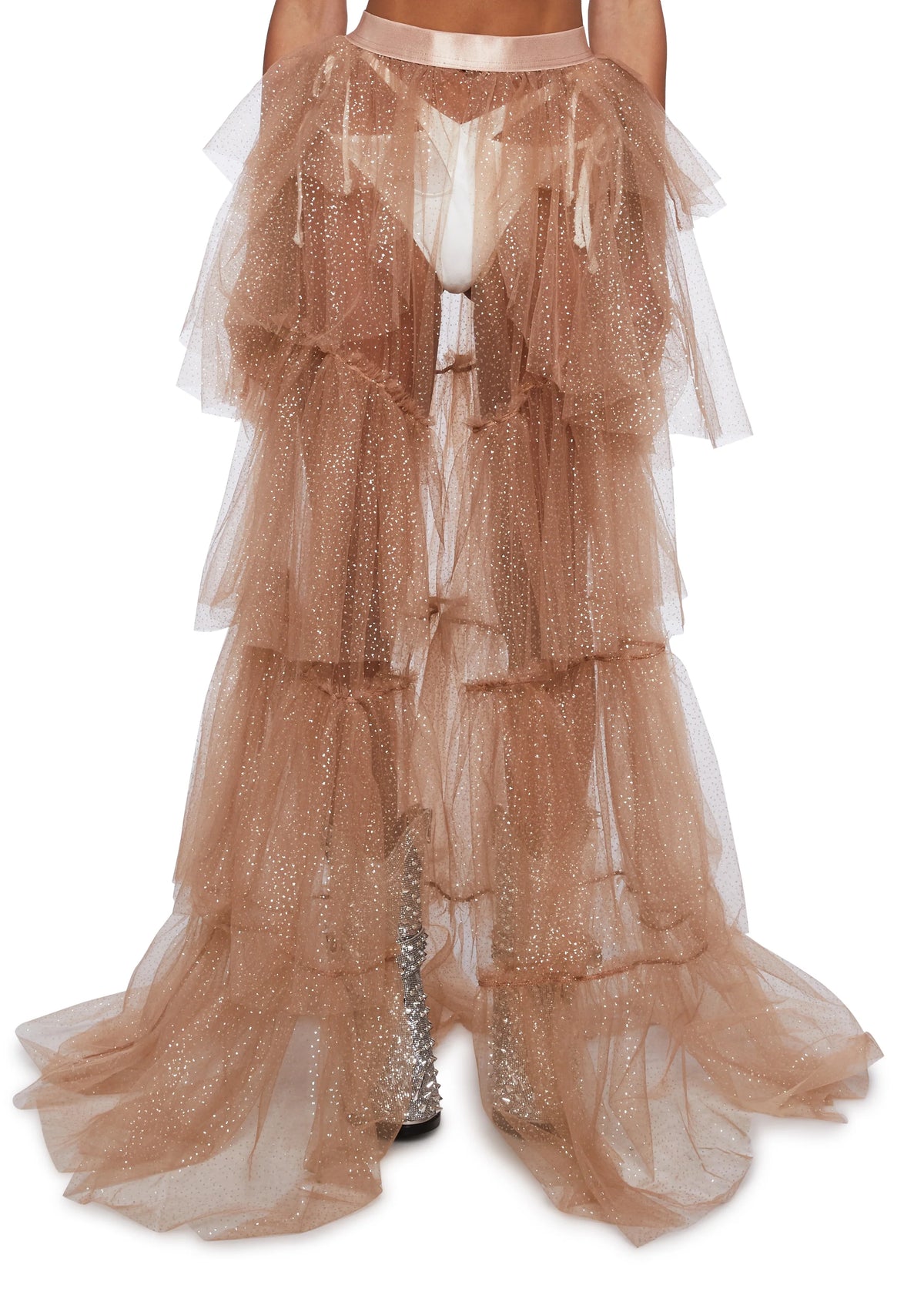 Sparkle Trek Tulle Maxi Skirt
