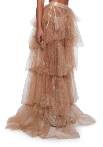 Sparkle Trek Tulle Maxi Skirt