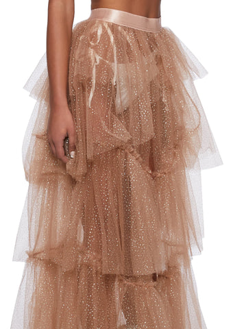 Sparkle Trek Tulle Maxi Skirt