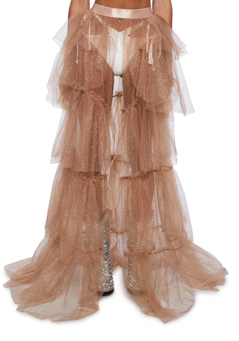 Sparkle Trek Tulle Maxi Skirt