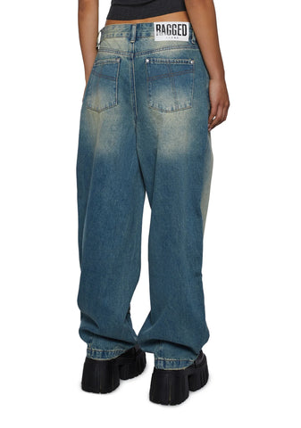 Distressed Goliath Denim Jeans
