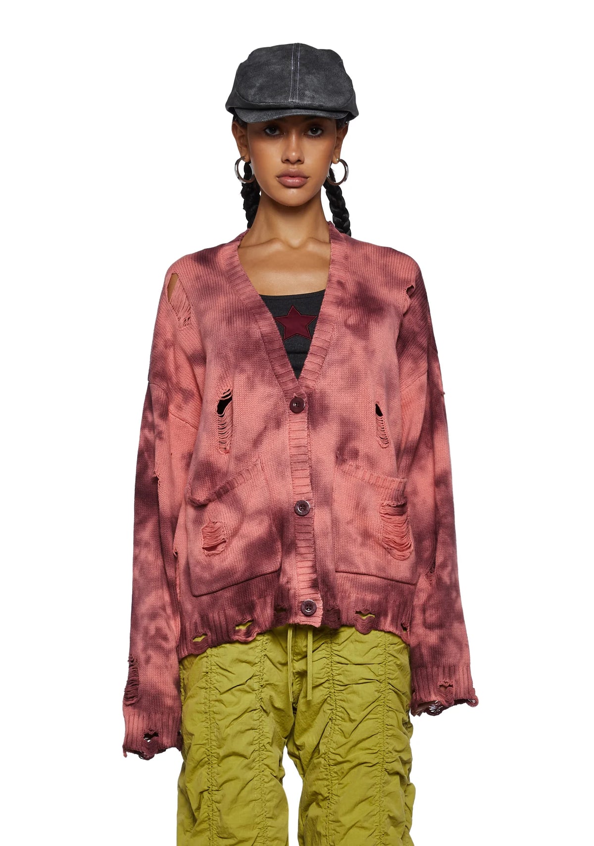 Creature Tie Dye Cardigan