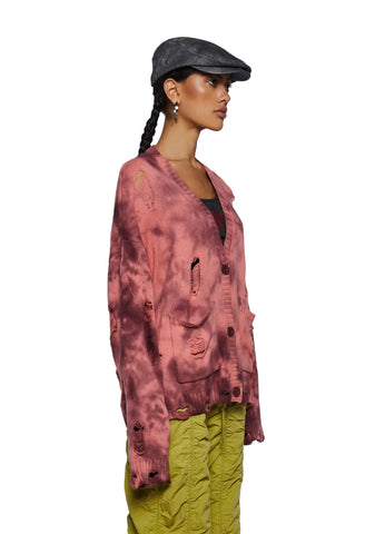 Creature Tie Dye Cardigan
