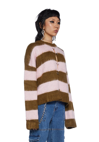 Crushed Knit Sweater