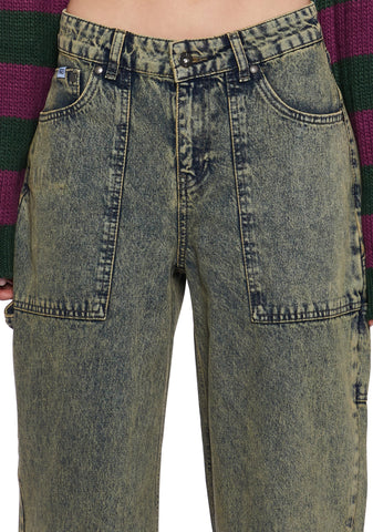 Green Carpenter Release Jeans