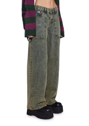 Green Carpenter Release Jeans