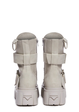Low Traitor Boots - Light Gray