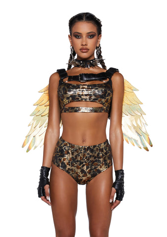 Guardian Angel Wings Harness - Gold