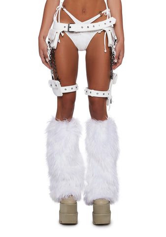 Babe Crusade Leg Holster Bag - White