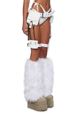 Babe Crusade Leg Holster Bag - White