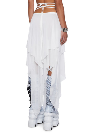 Desolate Dystopia Midi Skirt