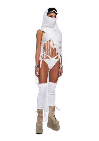 Just A Mirage Crop Top - White