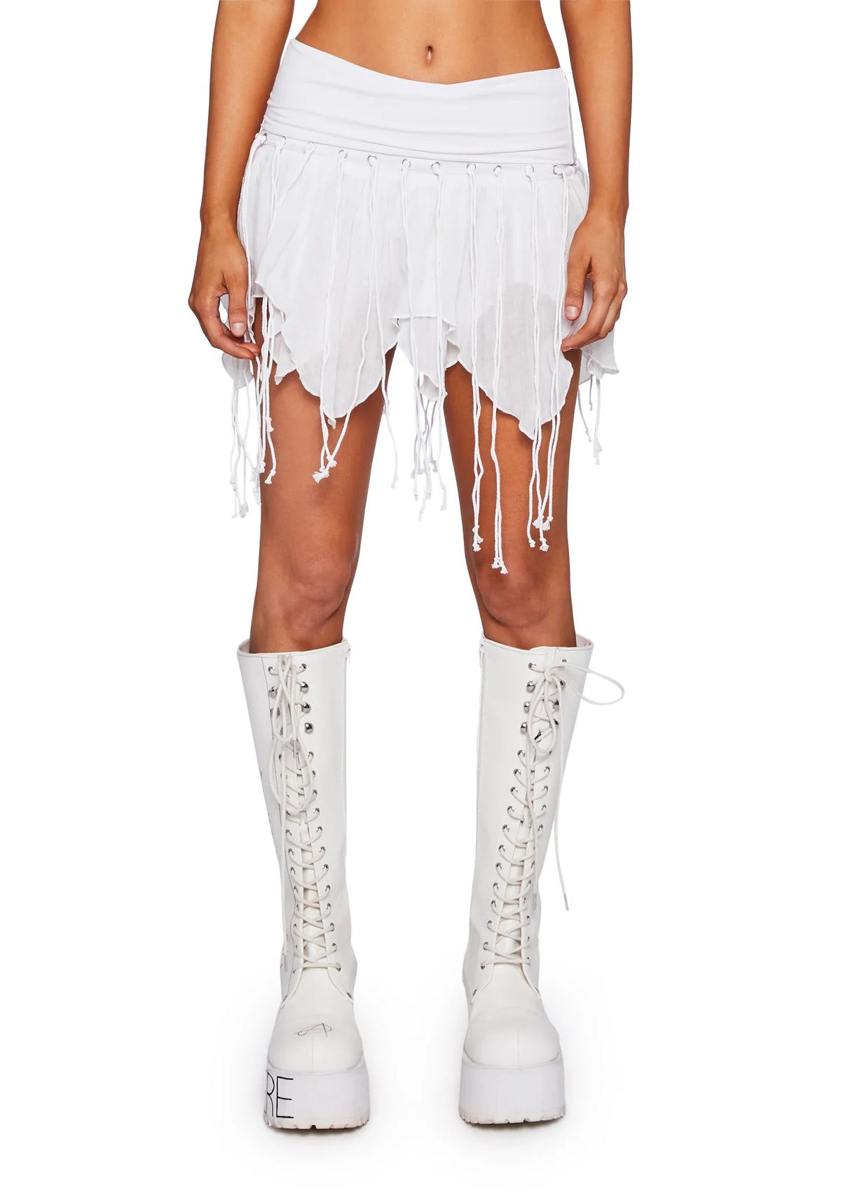 Just A Mirage Mini Skirt - White