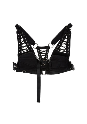 Hot Haven Pocket Harness - Black