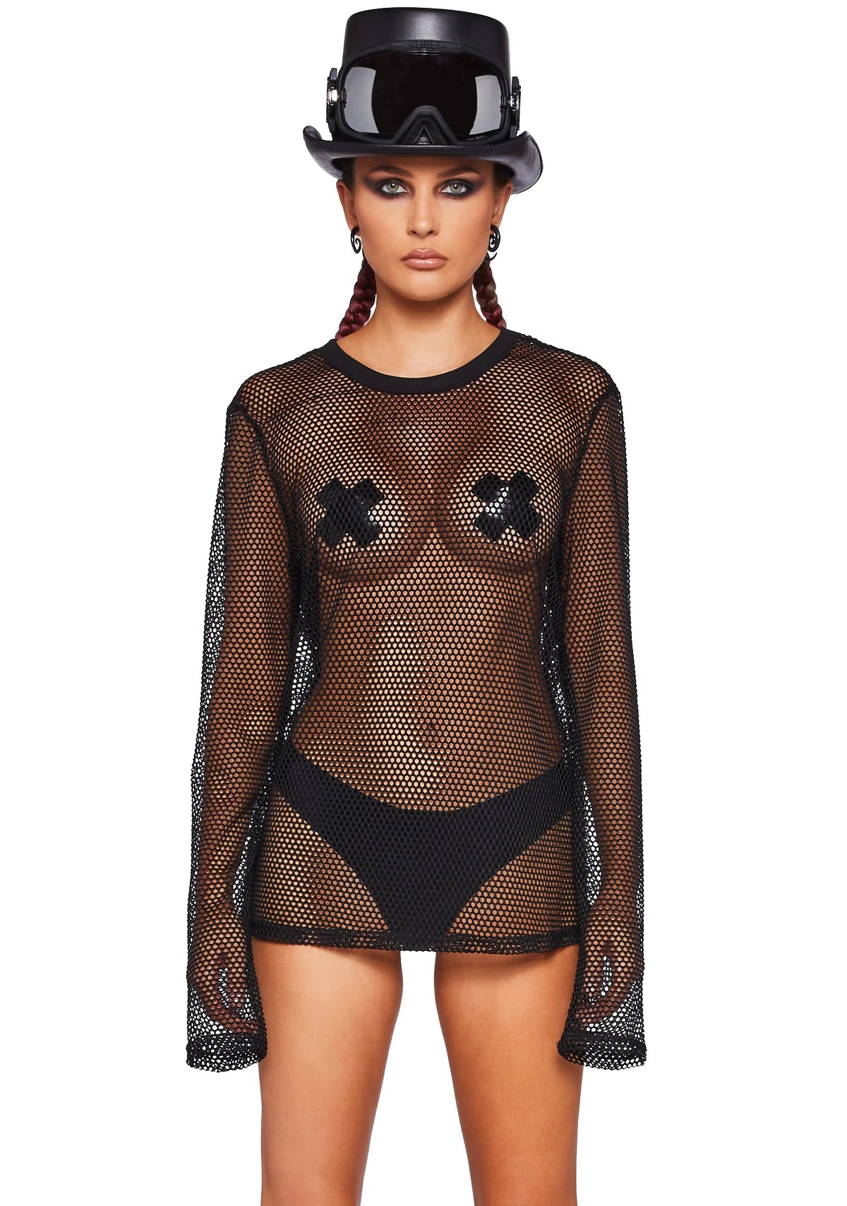 Ashen Atlas Unisex Fishnet Top