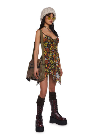 F Is For Fairies Handkerchief Dress - Floral