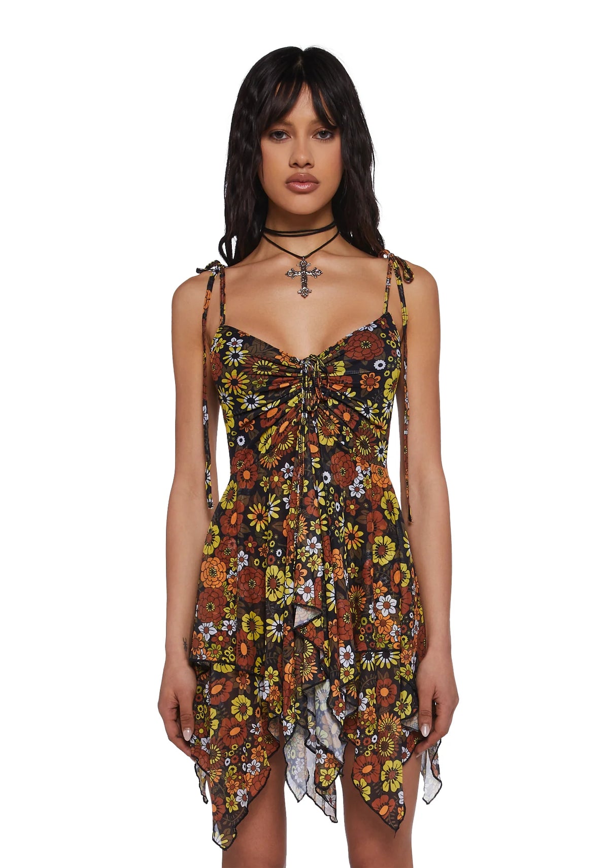 F Is For Fairies Handkerchief Dress - Floral