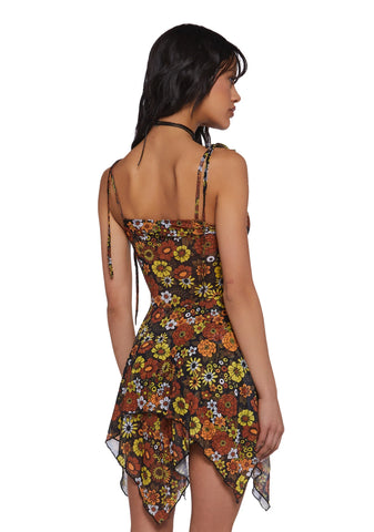 F Is For Fairies Handkerchief Dress - Floral