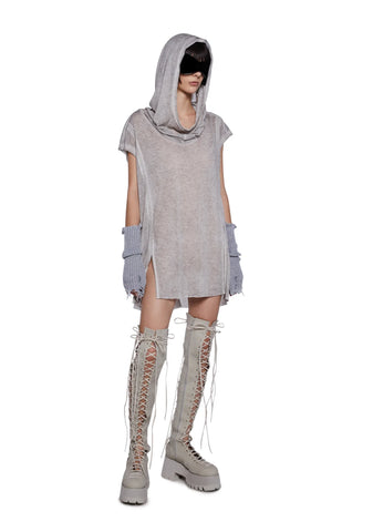 Tempo Unisex Hooded Oversized Tank