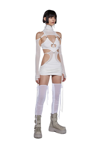 Tempo Cut-Out Dress And Shrug Set