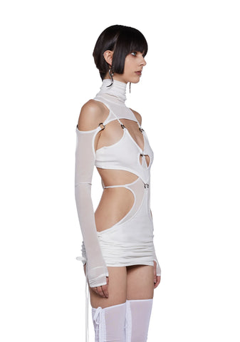 Tempo Cut-Out Dress And Shrug Set