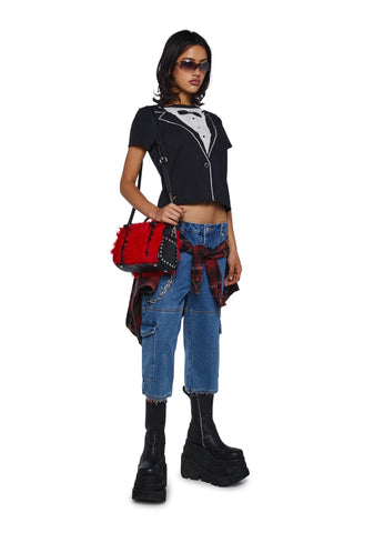 Mini Midnight Shagadelic Duffle Bag - Red