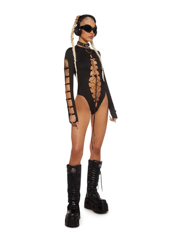 Lace Up Bodysuit